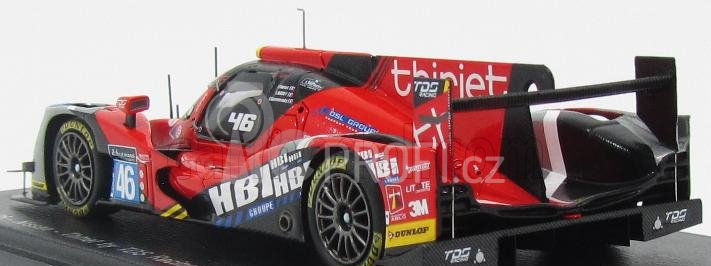 Spark-model Oreca 05 Nissan Team Thiriet By Tds Racing N 46 24h Le Mans 2015  P.thiriet - L.badey - T.gommedy 1:43 Červená Bílá