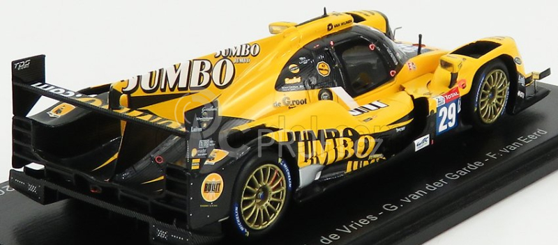Spark-model Oreca 07 Gibson 4.2l V8 Team Netherland Racing N 29 24h Le Mans 2020 N.de Vries - G.van Der Garde - F.van Der Eerd 1:43 Žlutá Černá