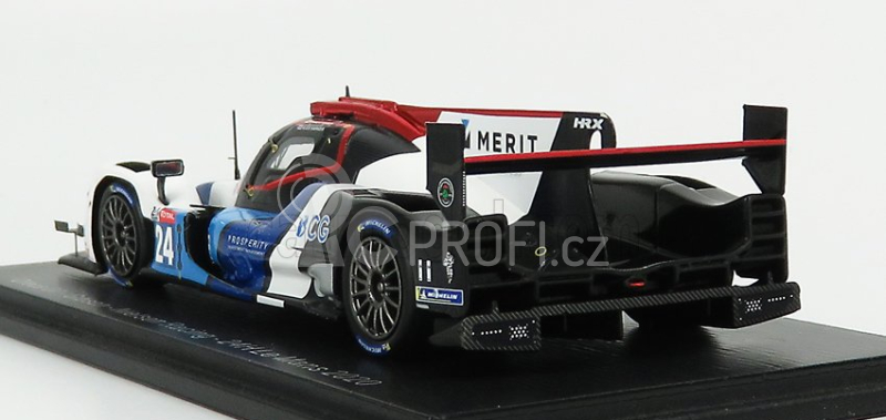 Spark-model Oreca 07 Gibson 4.2l V8 Team Nielsen Racing N 24 24h Le Mans 2020 G.grist - A.kapadia - A.wells 1:43 Modrá Červená Bílá