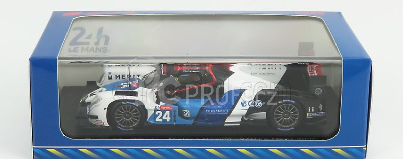 Spark-model Oreca 07 Gibson 4.2l V8 Team Nielsen Racing N 24 24h Le Mans 2020 G.grist - A.kapadia - A.wells 1:43 Modrá Červená Bílá