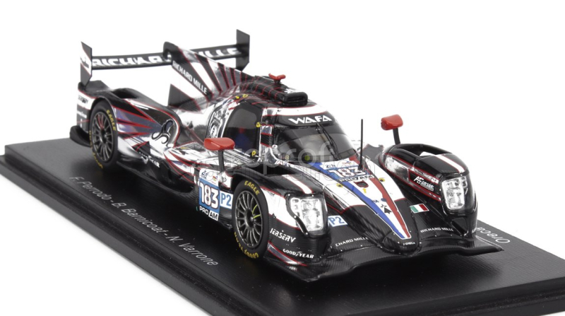 Spark-model Oreca 07 Gibson Gk428 4.2l V8 Team Af Corse N 183 24h Le Mans 2024 Nicolas Varrone - Francois Perrodo - Ben Barnicoat 1:43 Černá Bílá