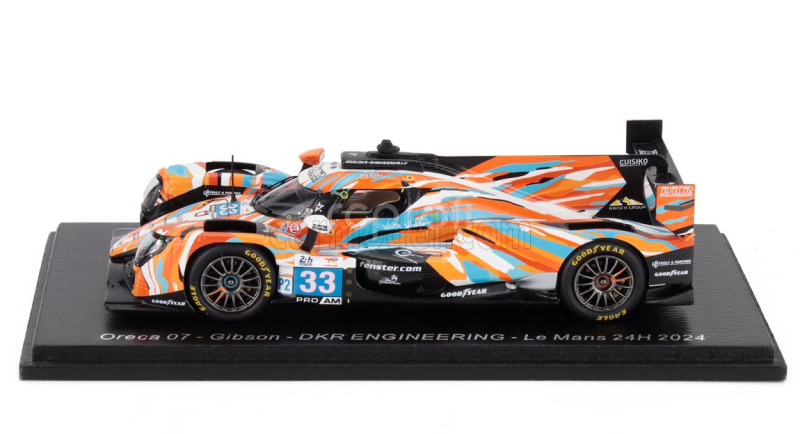 Spark-model Oreca 07 Gibson Gk428 4.2l V8 Team Dkr Engineering N 33 24h Le Mans 2024 Rene Binder - Laurents Horr - Alexander Mattschull 1:43 Různé
