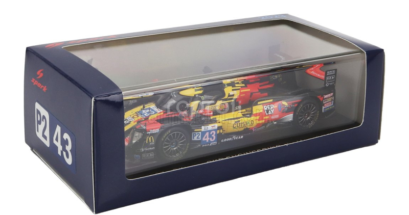 Spark-model Oreca 07 Gibson Gk428 4.2l V8 Team Dkr Engineering N 43 24h Le Mans 2023 M.martin - T.van Rompuy - U.de Wild 1:43 Žlutá Červená Bílá Černá