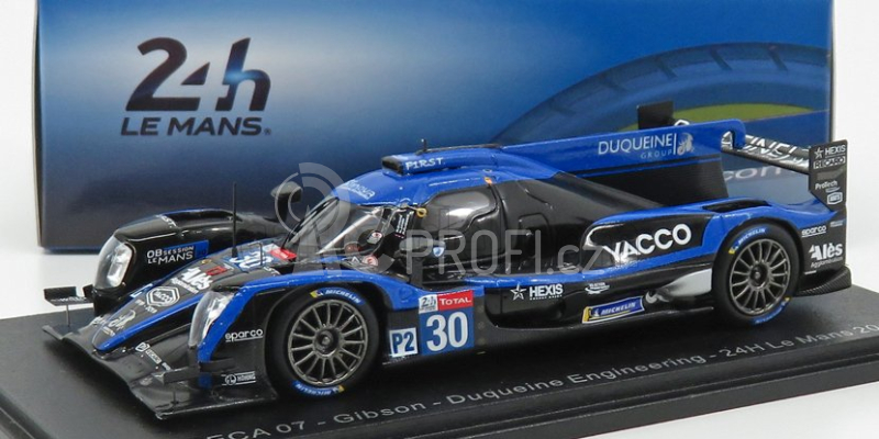 Spark-model Oreca 07 Gibson Gk428 4.2l V8 Team Duqueine Engineering N 30 24h Le Mans 2019 R.dumas - P.ragues - N.jamin 1:43 Modrá Černá