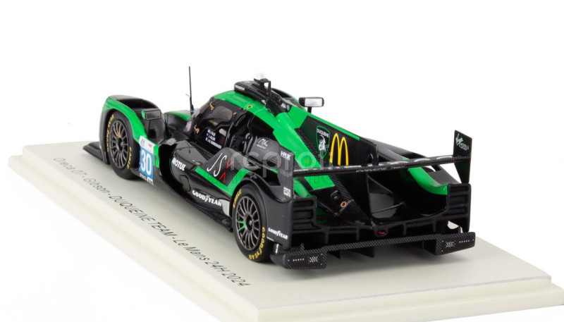 Spark-model Oreca 07 Gibson Gk428 4.2l V8 Team Duqueine N 30 24h Le Mans 2024 Jean Baptiste Simmenauer - James Allen - John Falb 1:43 Zelená Černá