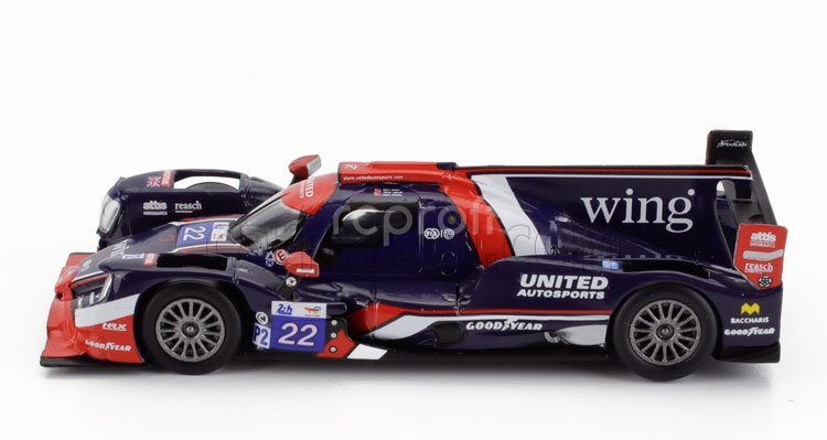 Spark-model Oreca 07 Gibson Gk428 4.2l V8 Team United Autosports N 22 Winner Lmp2 Class 24h Le Mans 2024 Bijoy Garg - Oliver Jarvis - Nolan Siegel 1:64 Modrá Červená Bílá