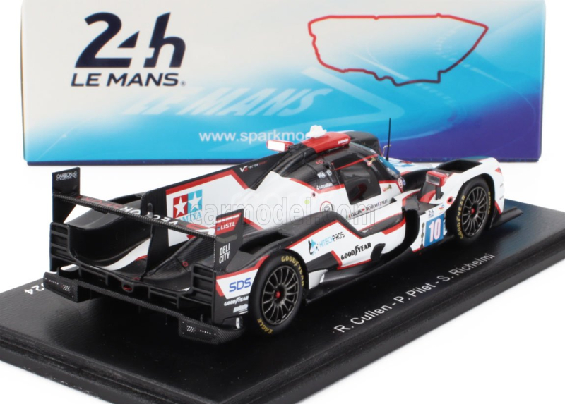 Spark-model Oreca 07 Gibson Gk428 4.2l V8 Team Vector Sport N 10 24h Le Mans 2024 Ryan Cullen - Patrick Pilet - Stephane Richelmi 1:43 Bílá Černá