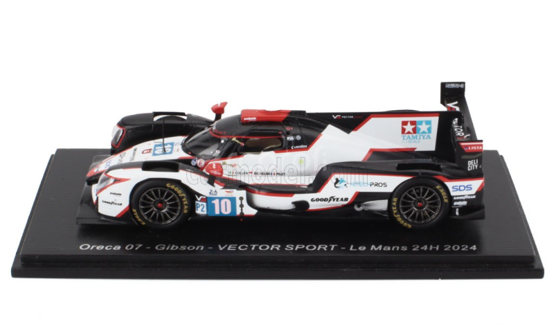 Spark-model Oreca 07 Gibson Gk428 4.2l V8 Team Vector Sport N 10 24h Le Mans 2024 Ryan Cullen - Patrick Pilet - Stephane Richelmi 1:43 Bílá Černá