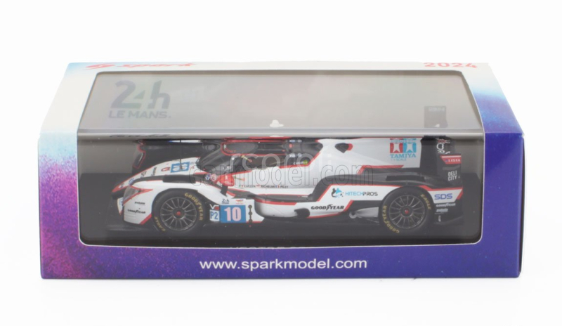 Spark-model Oreca 07 Gibson Gk428 4.2l V8 Team Vector Sport N 10 24h Le Mans 2024 Ryan Cullen - Patrick Pilet - Stephane Richelmi 1:43 Bílá Černá
