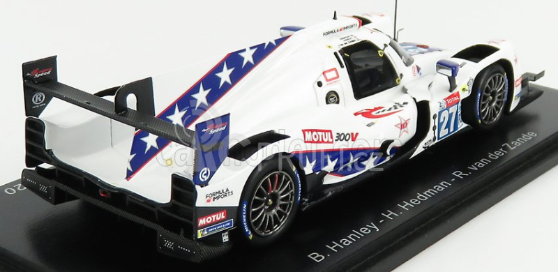 Spark-model Oreca 07 Gibson Team Draginspeed Usa N 27 16th 24h Le Mans 2020 B.hanley - H.hedman - R.van Der Zande 1:43 Bílá Modrá