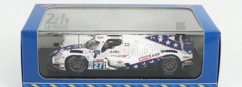 Spark-model Oreca 07 Gibson Team Draginspeed Usa N 27 16th 24h Le Mans 2020 B.hanley - H.hedman - R.van Der Zande 1:43 Bílá Modrá