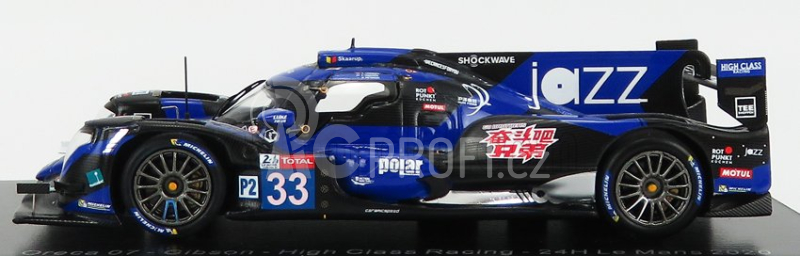 Spark-model Oreca 07 Gibson Team High Class Racing N 33 24h Le Mans 2020 A.fjordbach - M.patterson - K.yamashita 1:43 Blue