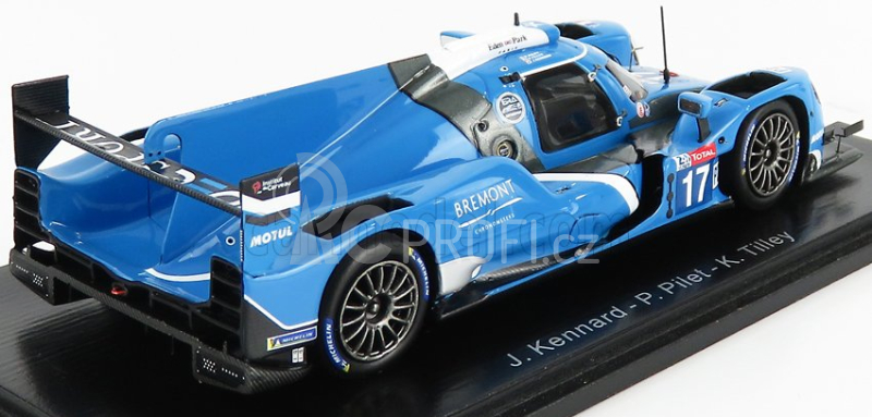 Spark-model Oreca 07 Gibson Team Idec Sport Racing N 17 15th 24h Le Mans 2020 J.kennard - P.pillet - K.tilley 1:43 Blue