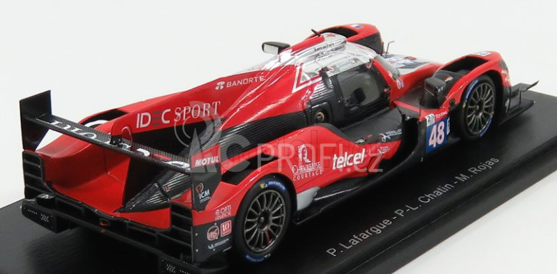 Spark-model Oreca 07 Gibson Team Idec Sport Racing N 48 24h Le Mans 2018 P.lafargue -p.l.chatin - M.rojas 1:43 Red