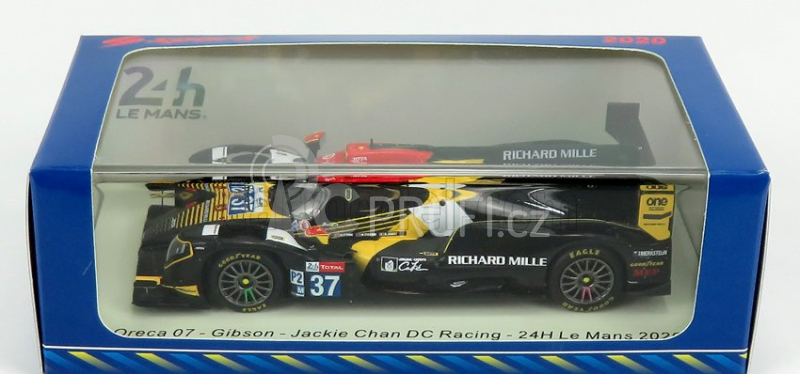 Spark-model Oreca 07 Gibson Team Jackie Chan Dc Racing N 37 24th Le Mans 2020 G.aubry - W.stevens - H.p.tung 1:43 Černá Žlutá