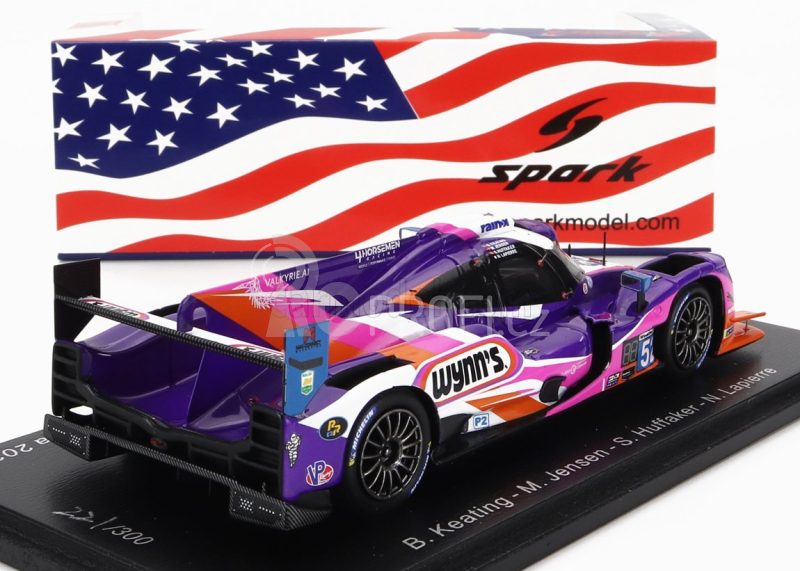 Spark-model Oreca 07 Gibson Team Mathiasen Motorsports N 52 24h Daytona 2021 B.keating - M.jensen - S.huffaker - N.lapierre 1:43 Bílá Fialová Oranžová