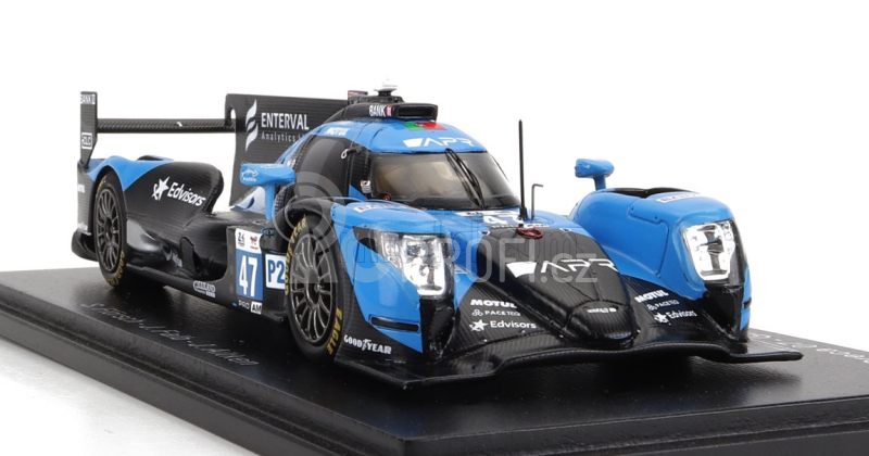 Spark-model Oreca Gibson 07 Gk428 4.2l V8 Team Algarve Pro Racing N 47 24h Le Mans 2022 S.floersch - J.falb - J.aitken 1:43 Černá Světle Modrá