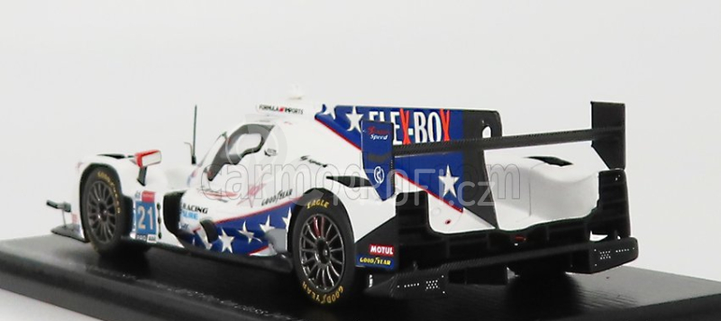 Spark-model Oreca Gibson 07 Gk428 4.2l V8 Team Dragonspeed Usa N 21 24h Le Mans 2021 H.hedman - B.hanley - J.p.montoya 1:43 Bílá Světle Modrá