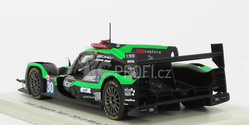 Spark-model Oreca Gibson 07 Gk428 4.2l V8 Team Duqueine N 30 24h Le Mans 2021 R.binder - T.gommendy - M.rojas 1:43 Zelená Černá