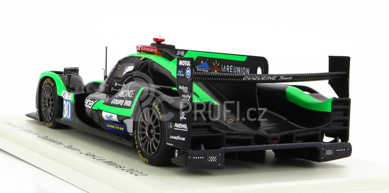 Spark-model Oreca Gibson 07 Gk428 4.2l V8 Team Duqueine N 30 24h Le Mans 2022 R.bradley - G.rojas - R.de Gerus 1:43 Zelená Černá
