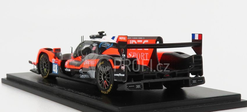 Spark-model Oreca Gibson 07 Gk428 4.2l V8 Team Idec Sport N 48 24h Le Mans 2021 P.loup Chatin - P.lafargue - P.pilet 1:43 Černá Šedá Červená
