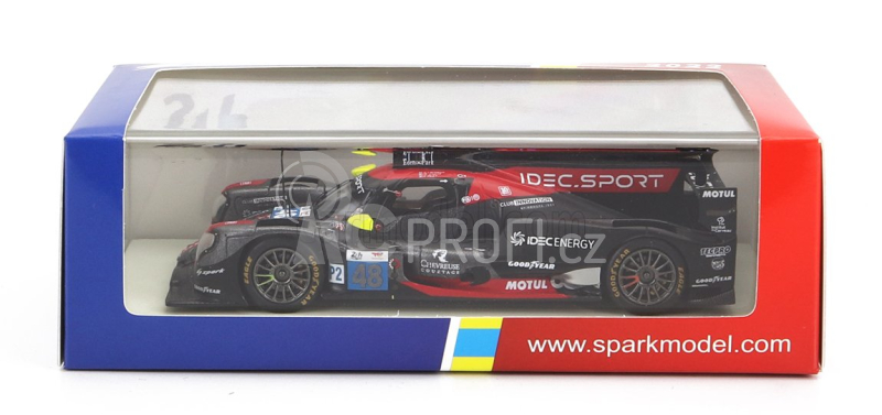 Spark-model Oreca Gibson 07 Gk428 4.2l V8 Team Idec Sport N 48 24h Le Mans 2022 P.lafargue - P.l.chatin - P.pilet 1:43 Černá Červená