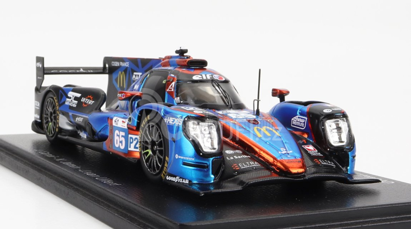 Spark-model Oreca Gibson 07 Gk428 4.2l V8 Team Panis Racing N 65 24h Le Mans 2022 J.canal - N.jamin - J.van Uitert 1:43 Modrá Met Červená