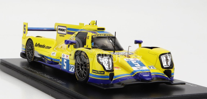 Spark-model Oreca Gibson 07 Gk428 4.2l V8 Team Penske N 5 24h Le Mans 2022 D.cameron - E.collard - F.nasr 1:43 Žlutá