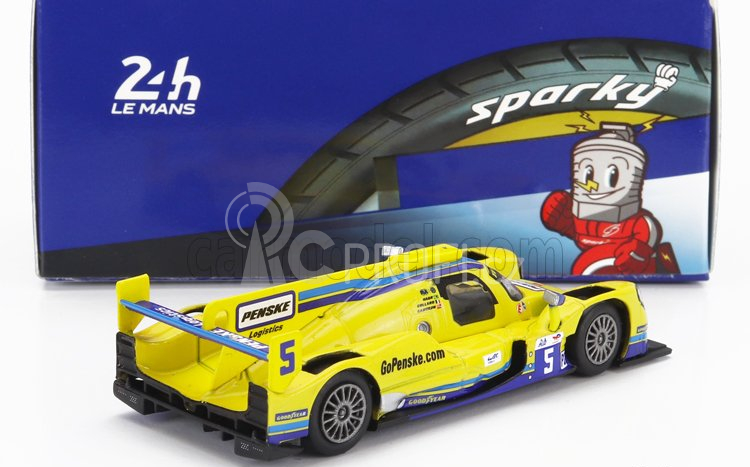 Spark-model Oreca Gibson 07 Gk428 4.2l V8 Team Penske N 5 24h Le Mans 2022 D.cameron - E.collard - F.nasr 1:64 Žlutá