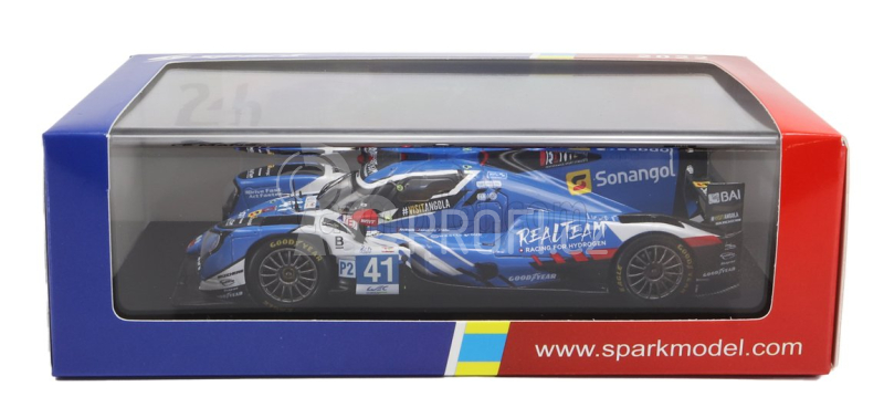 Spark-model Oreca Gibson 07 Gk428 4.2l V8 Team Realteam By Wrt N 41 24h Le Mans 2022 R.andrade - F.habsburg Lothringer - N.nato 1:43 Světle Modrá Bílá Černá