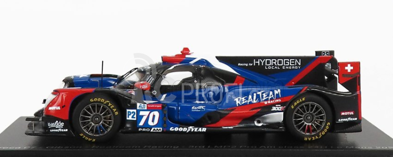 Spark-model Oreca Gibson 07 Gk428 4.2l V8 Team Realtime Racing N 70 3rd Lmp2 Pro Am Class 24h Le Mans 2021 L.duval - E.garcia - N.nato 1:43 Modrá Červená