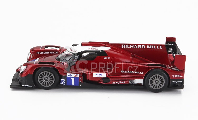 Spark-model Oreca Gibson 07 Gk428 4.2l V8 Team Richard Mille Racing N 1 24h Le Mans 2022 L.wadoux - S.ogier - C.milesi 1:64 Red