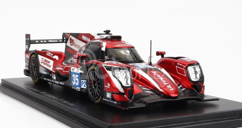 Spark-model Oreca Gibson 07 Gk428 4.2l V8 Team Ultimate N 35 24h Le Mans 2022 J.b.lahaye - M.lahaye - F.heriau 1:43 Červená Bílá