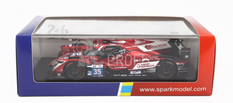 Spark-model Oreca Gibson 07 Gk428 4.2l V8 Team Ultimate N 35 24h Le Mans 2022 J.b.lahaye - M.lahaye - F.heriau 1:43 Červená Bílá