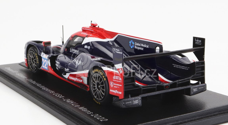 Spark-model Oreca Gibson 07 Gk428 4.2l V8 Team United Autosports Usa N 22 24h Le Mans 2022 P.hanson - F.albuquerque - W.owen 1:43 Černá Červená