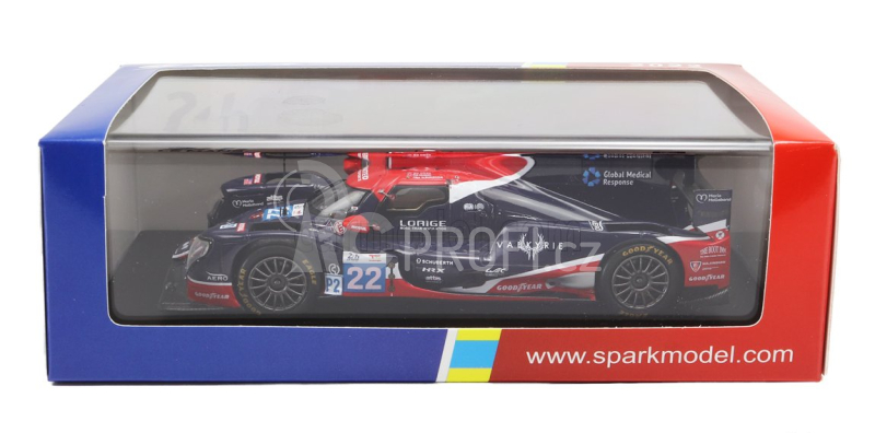 Spark-model Oreca Gibson 07 Gk428 4.2l V8 Team United Autosports Usa N 22 24h Le Mans 2022 P.hanson - F.albuquerque - W.owen 1:43 Černá Červená