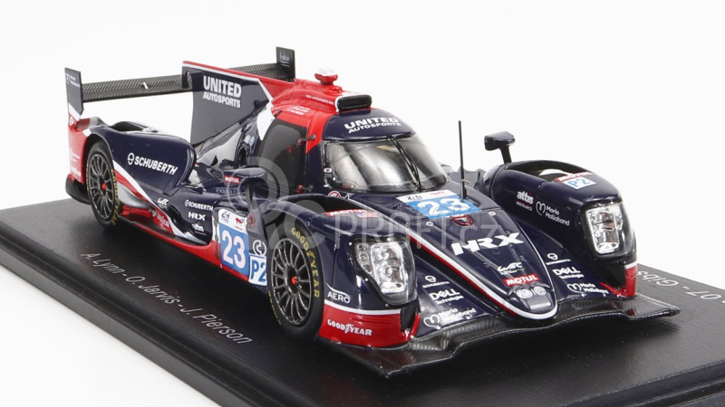 Spark-model Oreca Gibson 07 Gk428 4.2l V8 Team United Autosports Usa N 23 24h Le Mans 2022 A.lynn - O.jarvis - J.pierson 1:43 Černá Červená
