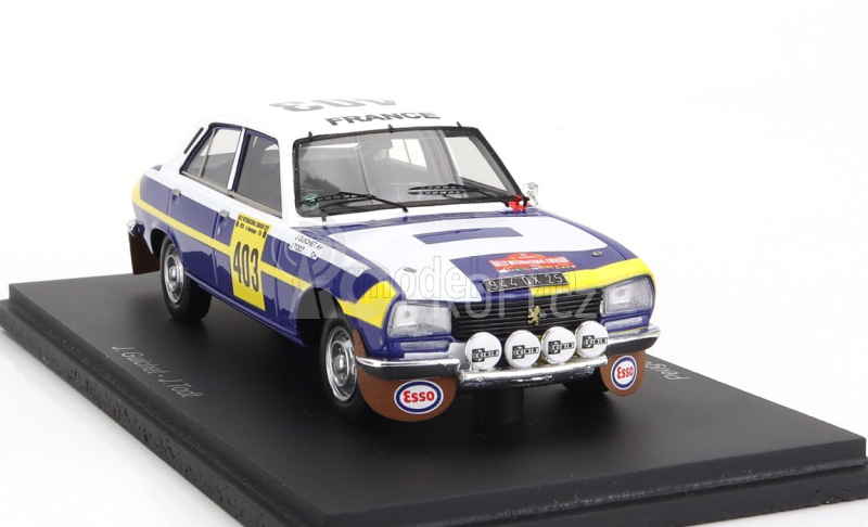 Spark-model Peugeot 504 N 403 Winner Rally Codasur 1979 J.guichet - J.todt 1:43 Bílá