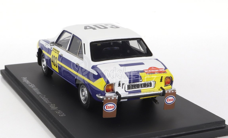 Spark-model Peugeot 504 N 403 Winner Rally Codasur 1979 J.guichet - J.todt 1:43 Bílá