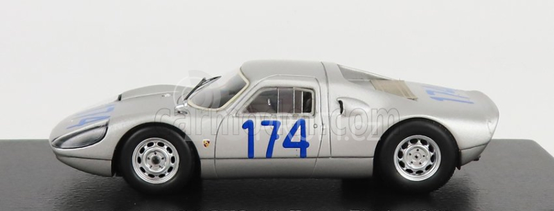 Spark-model Porsche 904 Gts N 174 4th Targa Florio 1965 J.bonnier - G.hill 1:43 Silver