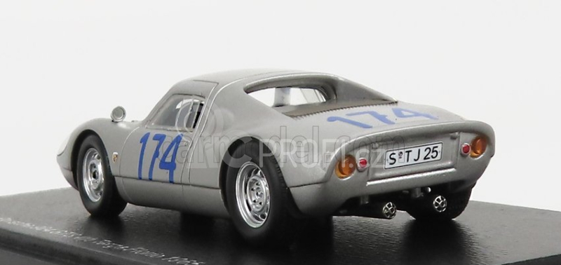 Spark-model Porsche 904 Gts N 174 4th Targa Florio 1965 J.bonnier - G.hill 1:43 Silver