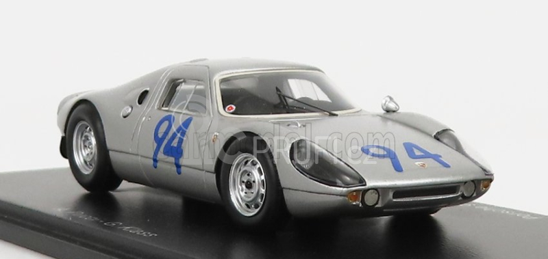 Spark-model Porsche 904 Gts N 94 5th Targa Florio 1965 A.pucci - G.klass 1:43 Silver