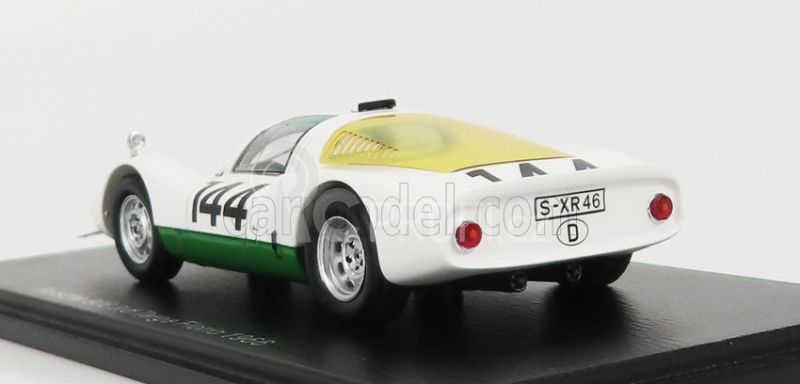 Spark-model Porsche 906 N 144 3rd Targa Florio 1966 V.arena - A.pucci 1:43 Bílá Zelená