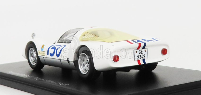 Spark-model Porsche 906 N 150 5th Targa Florio 1966 C.bourillot - U.maglioli 1:43 Bílá