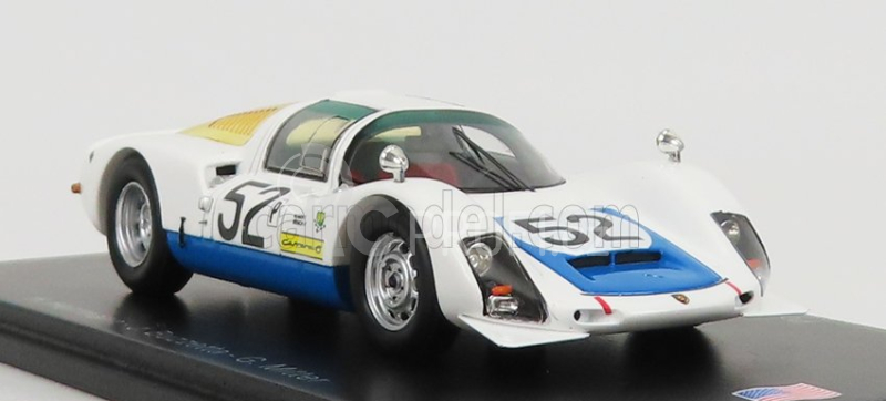 Spark-model Porsche 906 N 52 12h Sebring 1966 H.herrmann - J.buzzetta - G.mitter 1:43 Bílá Světle Modrá