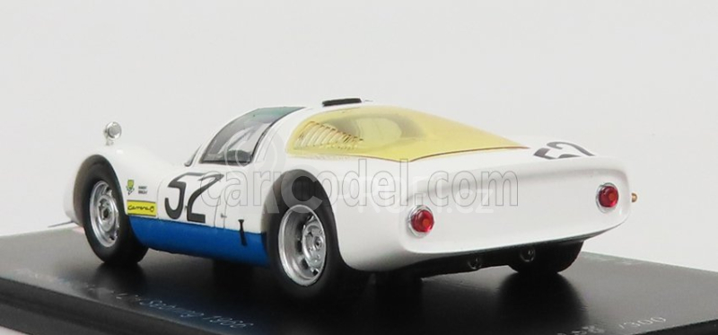 Spark-model Porsche 906 N 52 12h Sebring 1966 H.herrmann - J.buzzetta - G.mitter 1:43 Bílá Světle Modrá