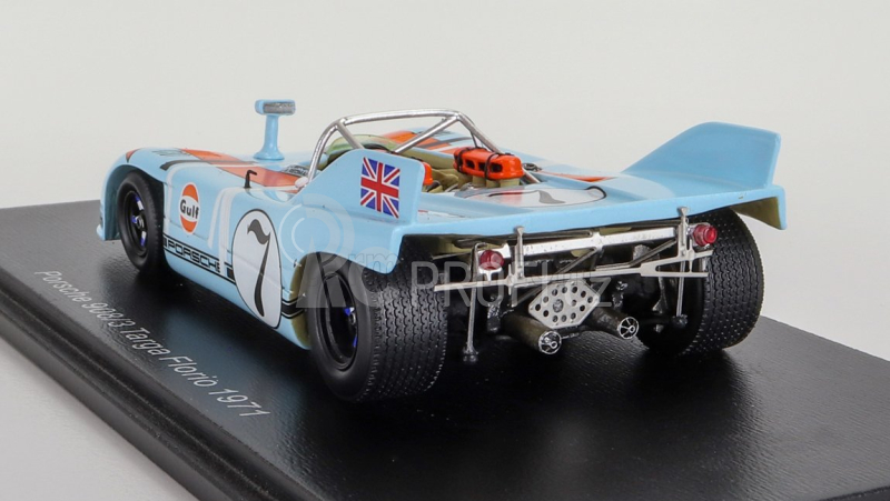 Spark-model Porsche 908/3 Spider N 7 Targa Florio 1971 J.siffert - B.redman 1:43 Světle Modrá