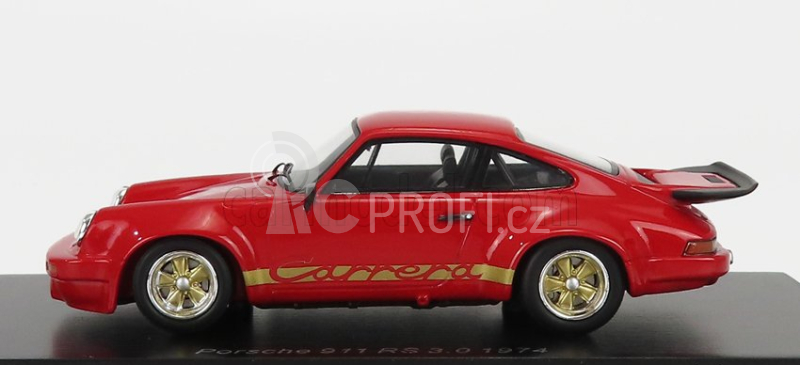 Spark-model Porsche 911 3.0 Rs Coupe 1974 1:43 Red