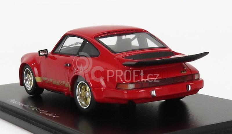Spark-model Porsche 911 3.0 Rs Coupe 1974 1:43 Red
