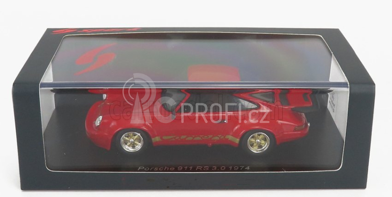 Spark-model Porsche 911 3.0 Rs Coupe 1974 1:43 Red